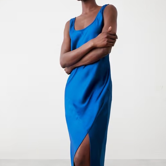 Banana Republic Satin Maxi Dress - Picture 2 of 7